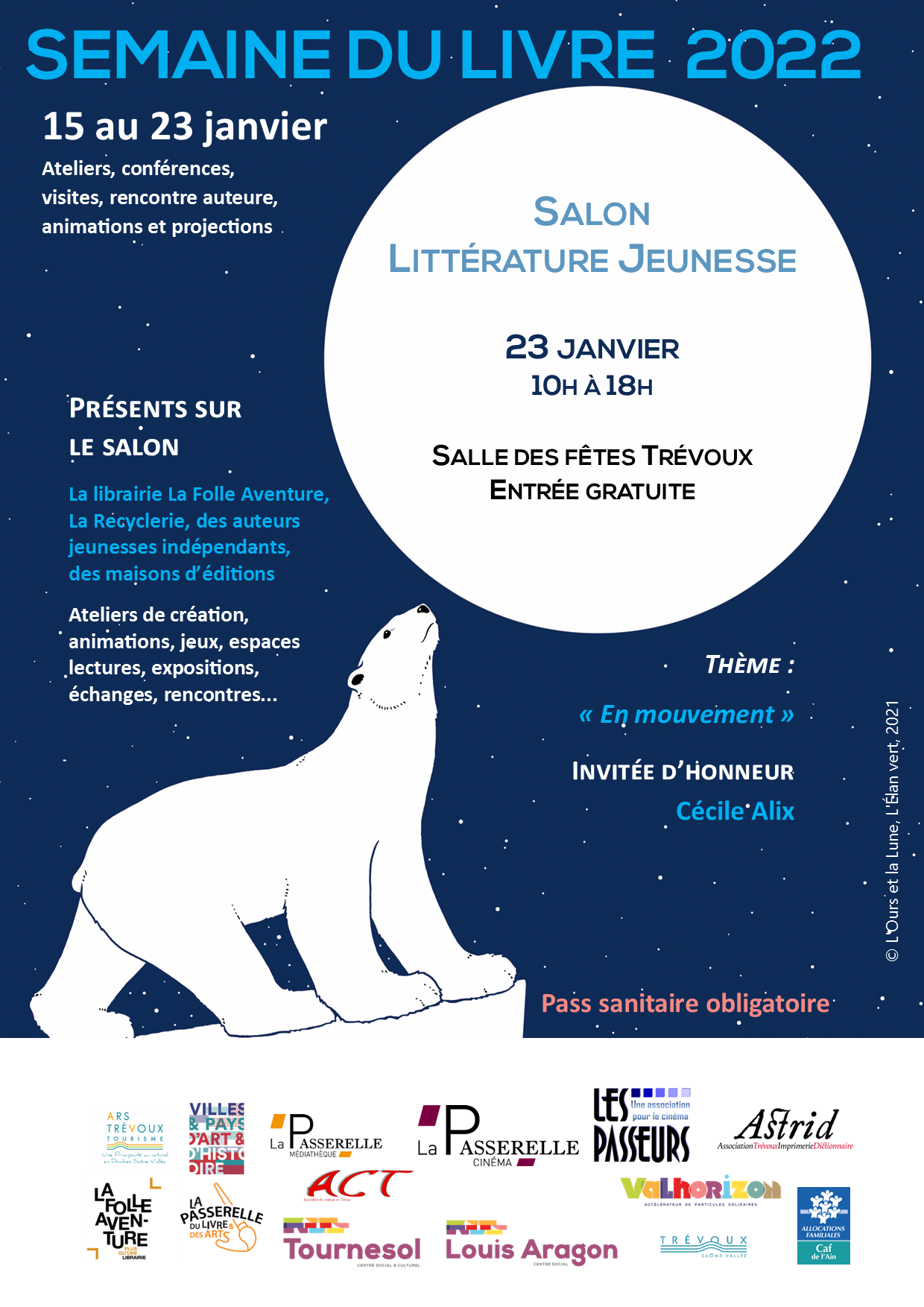 Affiche pour reseaux sociaux semaine du livre 2022 MKO Mad
