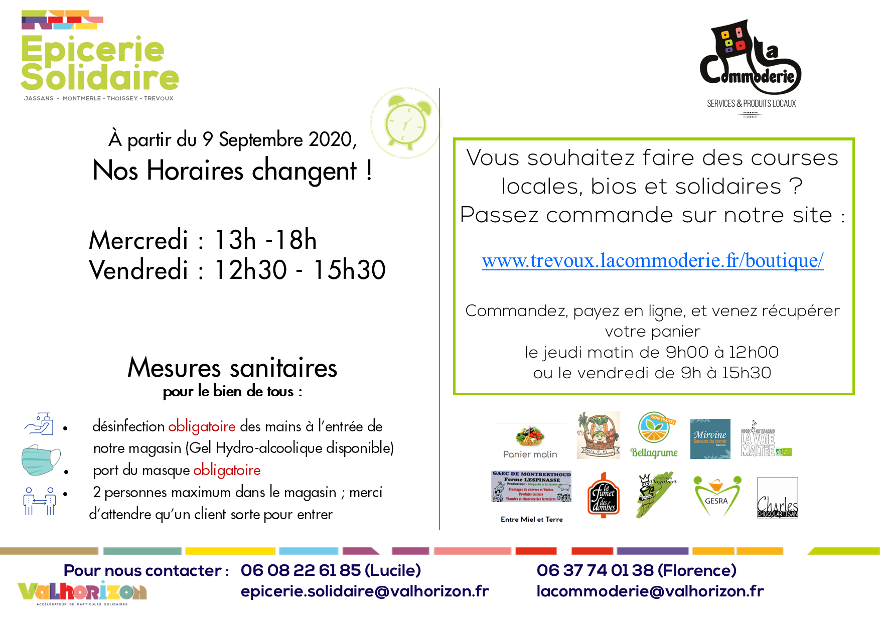 Epicerie Solidaire SEPTEMBRE trevoux affiche