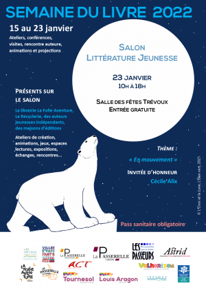 Affiche pour reseaux sociaux semaine du livre 2022 MKO Mad