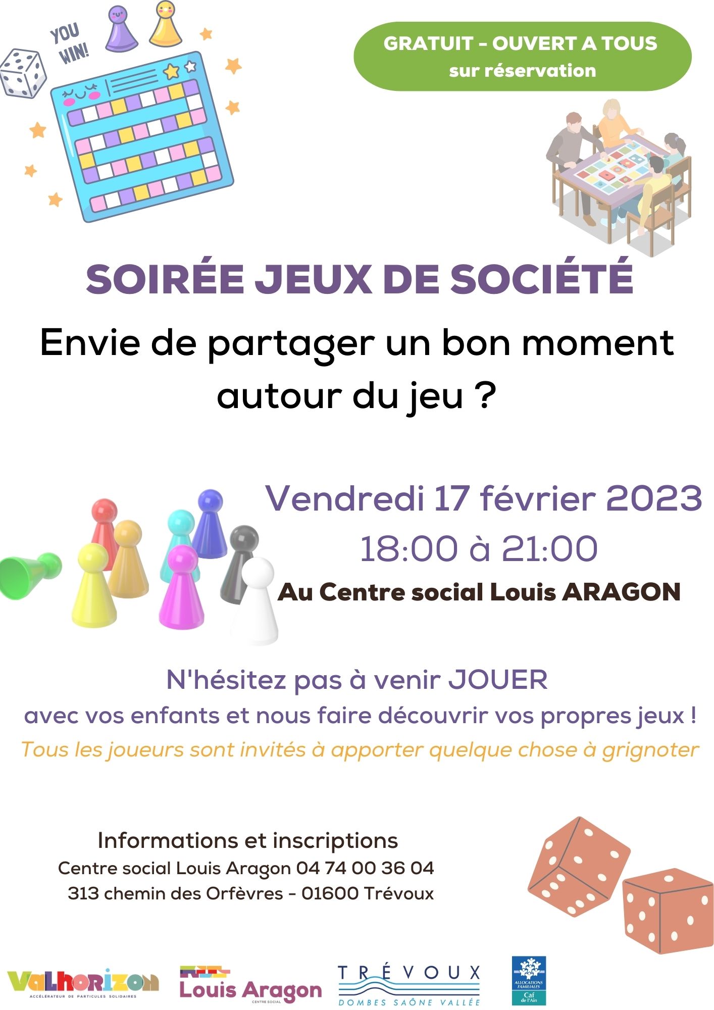 Soirée jeux de société  Valhorizon - Accélérateur de particules